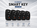 Land Rover 315Mhz 5 button 7945 electric chip For Land Rover Freelander 2 Smart Card