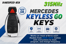 Mercedes Keyless Go Keys (315MHz)