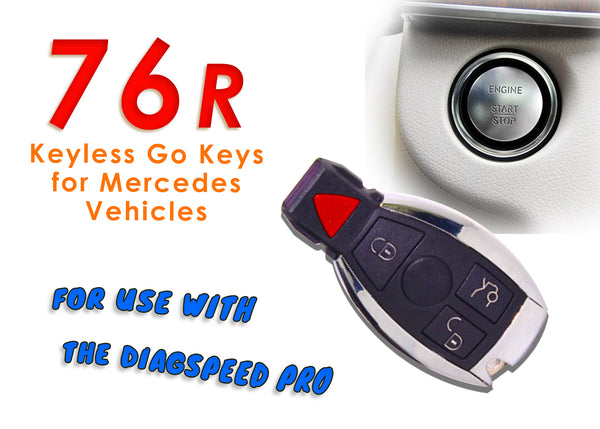 76-Rom Mercedes-Benz Keyless-Go Key